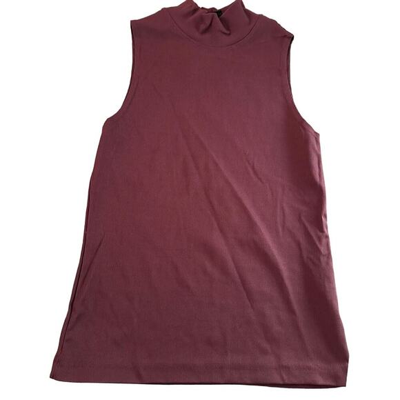 Harley Davidson Ribbed Knit Turtleneck Tank Top Size Small - Picture 1 of 5